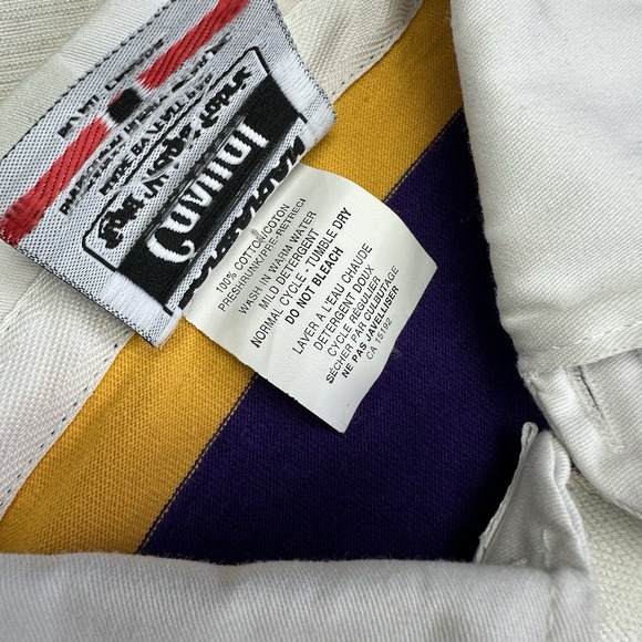 Vtg Tulane University Rugby Polo Shirt Men M Barbarian Casual Cotton Striped - Picture 8 of 9